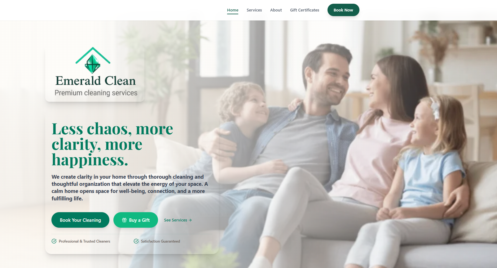 EsmeralClean - Web de Servicios de Limpieza